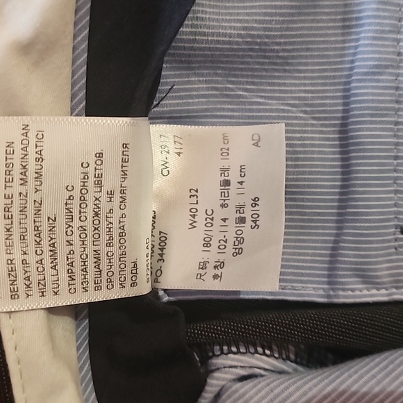 Mens Dockers Straight Fit dress pants Size 40 x 32  EUC - Picture 4 of 7